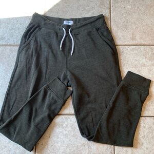 Old Navy Men’s  Comfortable Joggers with cuffed ankle Heathered Green size S